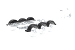 Blatník pro přívěs na loď 14" DOMAR D20430C podběh kola 780/255 mm