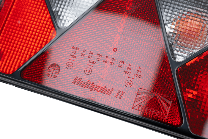 Zadní svítilna ASPÖCK Multipoint II, 6 funkcí, pravá