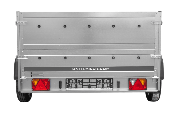 Přívěs za auto 264x150 UNITRAILER GARDEN 265/2 KIPP s bočnicemi BIS