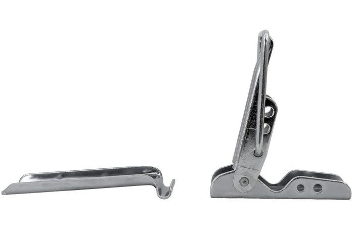 Boční tažné zařízení s přezkou WINTERHOFF BV 10-2 + kompletní boční uzávěr přívěsu BVG 10-A