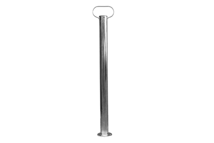 Pevná podpěra UNITRAILER pro plošinový přívěs o hmotnosti 150 kg 48 mm 685 mm