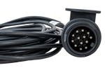 Elektroinstalace MANTES, svazek tažného vozidla, 5m, zástrčka 13 PIN, bajonety 2x 5 PIN