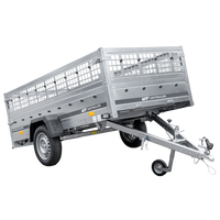 Přívěs Garden Trailer 264 KIPP s síťovanými bočnicemi