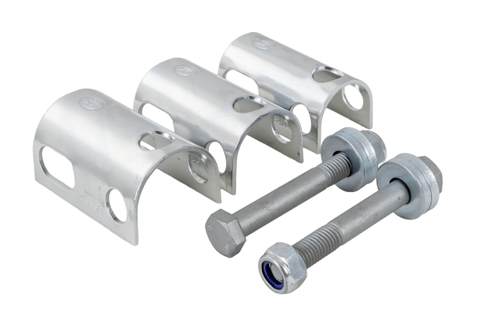 Kulové tažné zařízení STEELPRESS BC-3000.1D-00-00+Z3 pro přívěs o hmotnosti 3000 kg s trubkovou ojí 35-50 mm