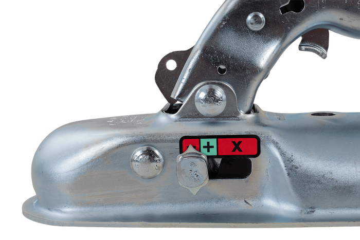 Kulové tažné zařízení KNOTT K7.5-E pro přívěs o hmotnosti 750 kg s trubkovou ojí o průměru 70 mm