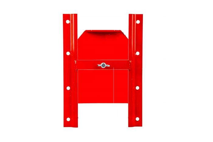 Červený skluz na obilí Skluz UNITRAILER pro zemědělské přívěsy 250x355mm