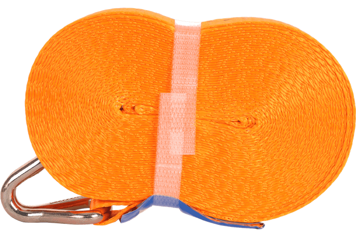 UNITRAILER 10m/25mm/1t oranžový přepravní pás s napínákem