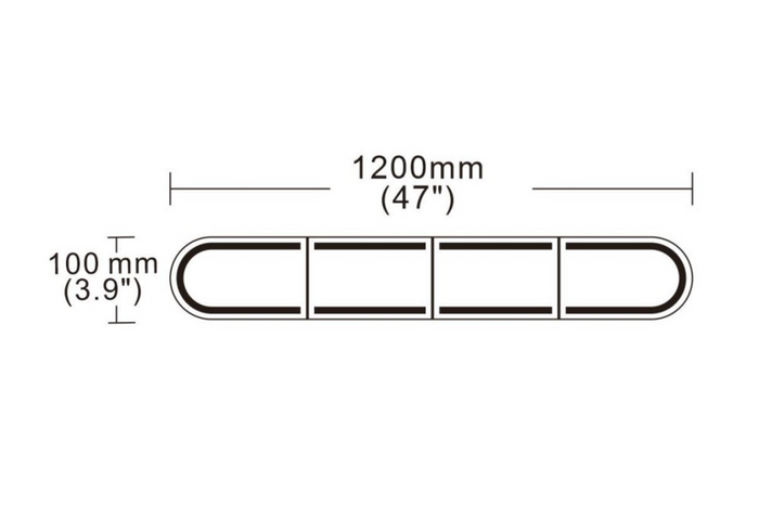 KAMAR BLK0059 LED výstražný maják se 6 režimy blikání