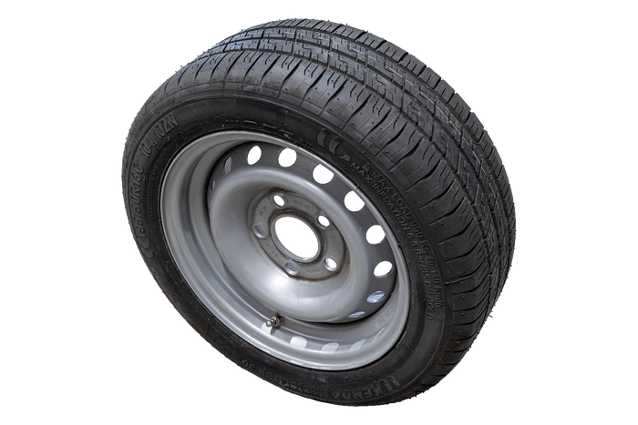 OUTLET Zesílené kolo pro přívěs PNEUMATIKA KENDA 195/50 R13C 104/102N RÁFEK KENDA 6Jx13"H2 5x112 ET:30