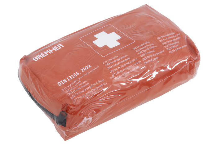 Autolékárnička HERMON: lékárnička, hasicí přístroj, trojúhelník, vesta