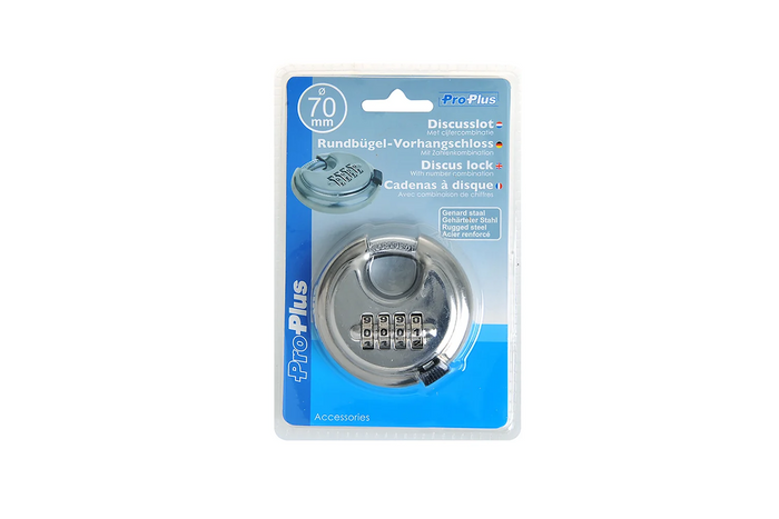 Kulatý visací zámek s kombinací ProPlus 341317 visací zámek s kódem 70 mm