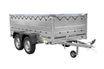 Přívěs Garden Trailer 264/2 KIPP s BIS bočnicemi, rámem H-0 a šedou plachtou