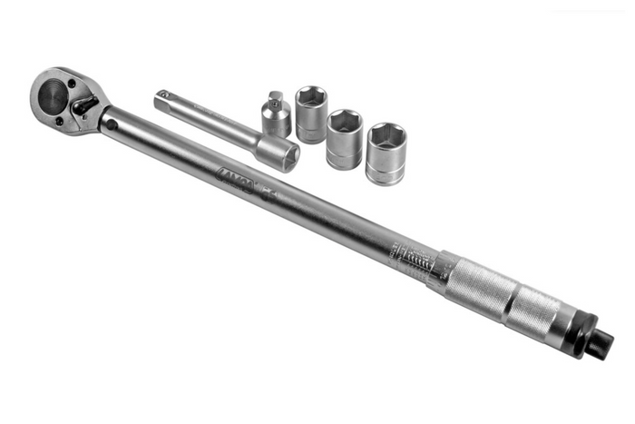 Momentový klíč LAMPA 1/2" 28-210Nm klíč na kola automobilu