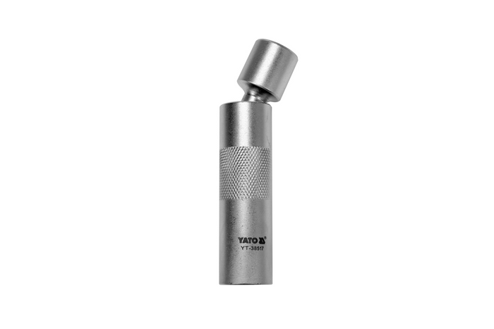 Tenkostěnný nástrčný klíč na zapalovací svíčky YATO YT-38517 s 16mm 3/8″ kloubem