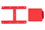 Červený skluz na obilí Skluz UNITRAILER pro zemědělské přívěsy 250x355mm