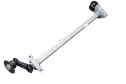 Nebrzděná náprava OUTLET KNOTT VG7-L pro přívěs UNITRAILER 750 kg 1260 mm 1560 mm 4x100