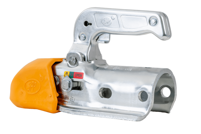 Kulové tažné zařízení STEELPRESS BC-3000.1D-00-00+Z3 pro přívěs o hmotnosti 3000 kg s trubkovou ojí 35-50 mm