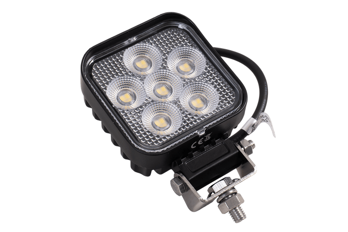 LED pracovní reflektorová svítilna TT TECHNOLOGY BLACK TT.13324 24xLED 1920lm čtvercová