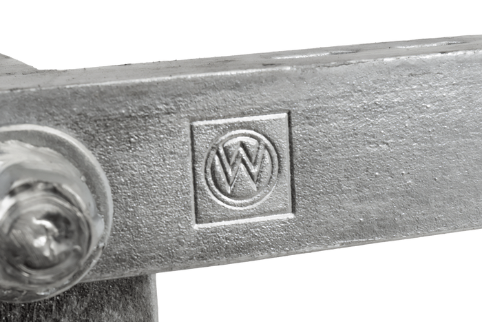 Výsuvná rohová podpěra WINTERHOFF ADS460 V stabilizátor pro přívěsy 450 kg 450 mm