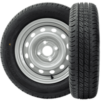 Sada dvou kol pro přívěs LINGLONG PNEU 155/70 R13 75N UNITRAILER RÁFKY 4Jx13" 4x100 ET:30