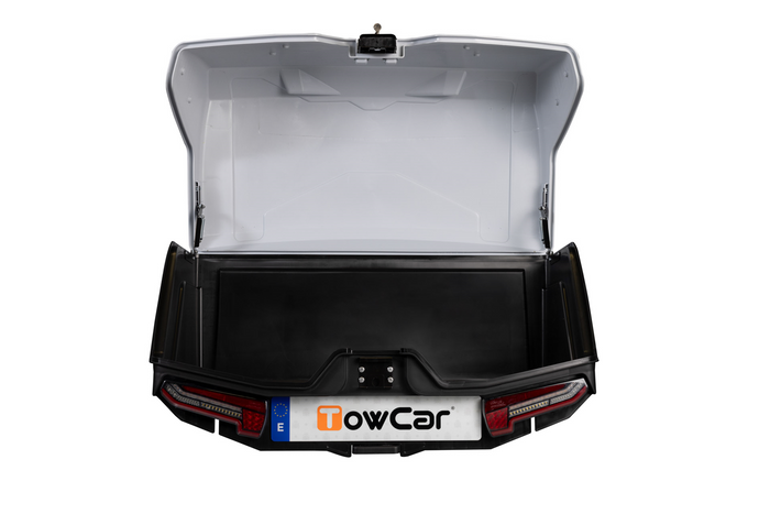 Tažné zařízení Alpha classic grey - box na zavazadla montovaný na tažné zařízení