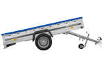 Jednonápravový přívěs 264x125 UNITRAILER GARDEN 264 KIPP s rámem H-0 a modrou plachtou