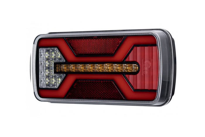 KAMAR X-SPIDER L2425 LED zadní světlo 5 funkcí univerzální