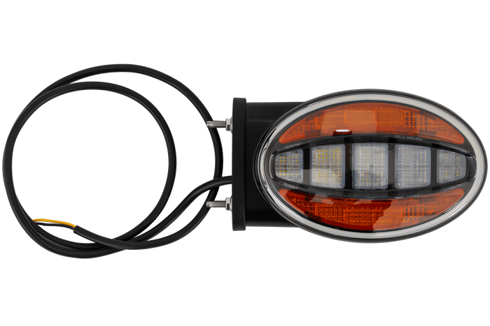 Univerzální přední svítilna FRISTOM FT-356 LED IND s boční montážní konzolou