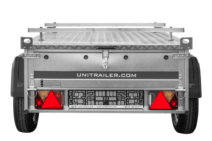 Jednonápravový přívěs 150x106 UNITRAILER GARDEN 150 KIPP s hliníkovou plachtou