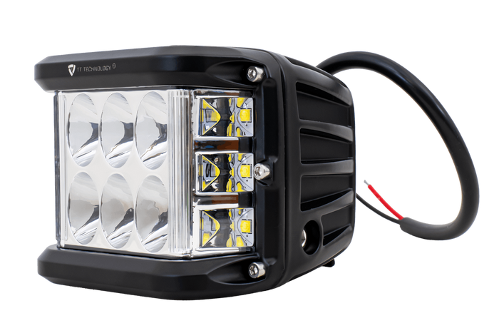 Sada dvou LED pracovních svítilen, reflektor TT TECHNOLOGY TT.13209 12xLED 2200lm