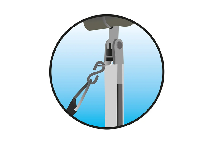 Sada dvou bouřkových popruhů ProPlus 361722 pro markýzy Thule Omnistor 3m