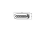 TruckLED L1873 LED zadní světlo 4 funkce univerzální