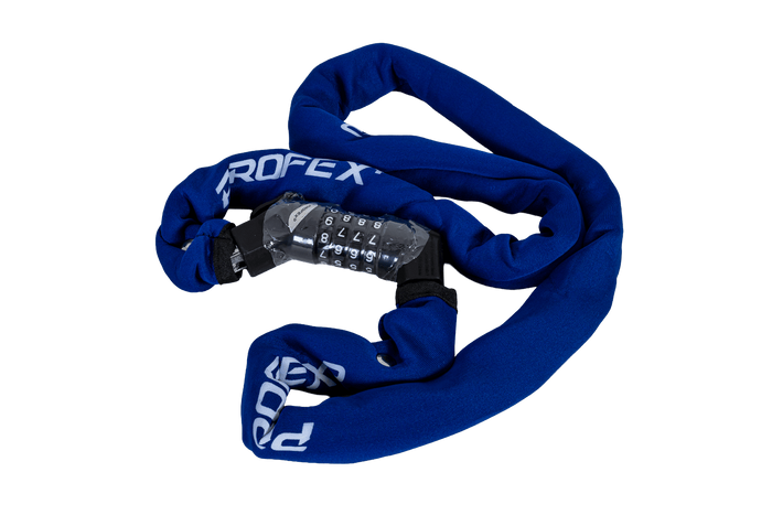 PROFEX 81662 Neo 130 cm řetězový zámek na kolo s kombinací