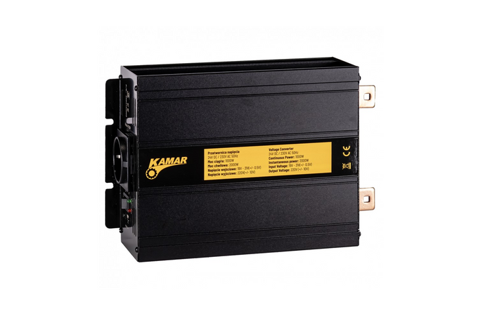 Měnič napětí 24V/230V (1000/2000W) KAMAR E1927