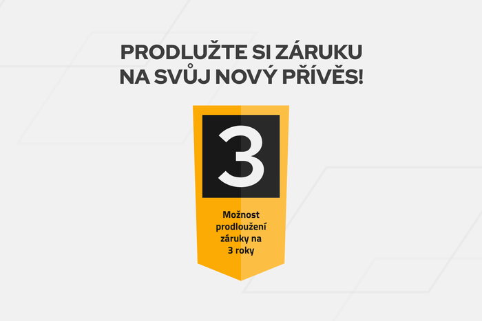 Přívěs za auto 264x150 UNITRAILER GARDEN 265 KIPP s bočnicemi BIS, rámem H-0 a šedým krytem