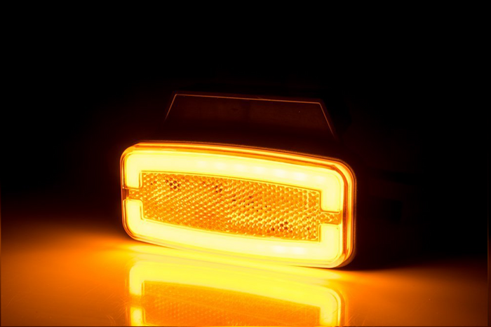 HORPOL LD 2765 LED obrysová svítilna, oranžová, univerzální, s držákem