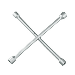 Klíč na kola s křížovou lampou na auto