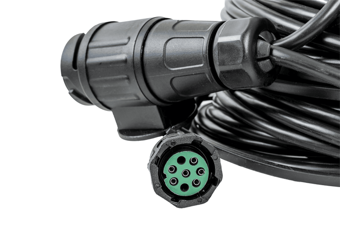 Elektroinstalace MANTES, svazek tažného vozidla, 12 m, zástrčka 13 PIN, bajonety 2x 8 PIN