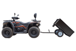 Zahradní přívěs za traktor, čtyřkolku UNITRAILER sklápěcí vozík 225 kg 1030x700 mm