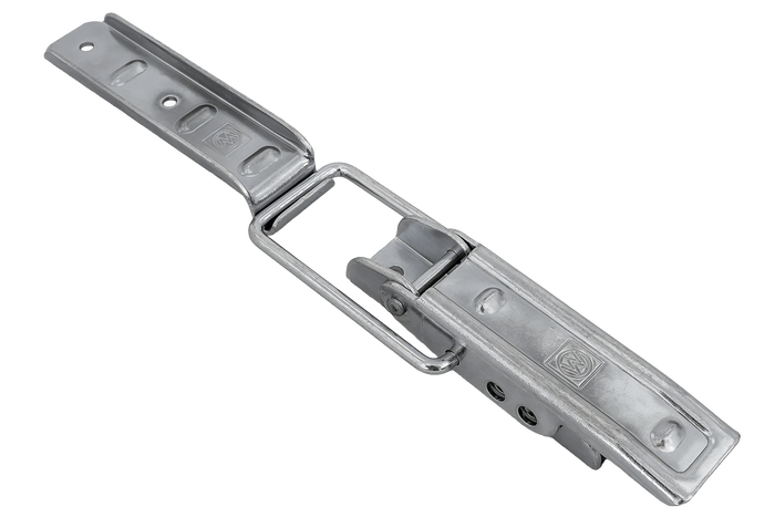 Boční tažné zařízení s přezkou WINTERHOFF BV 10-2 + kompletní boční uzávěr přívěsu BVG 10-A