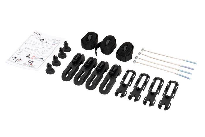 Střešní box Inter Pack Stella 480 černý kevlar (flexi fit G2)