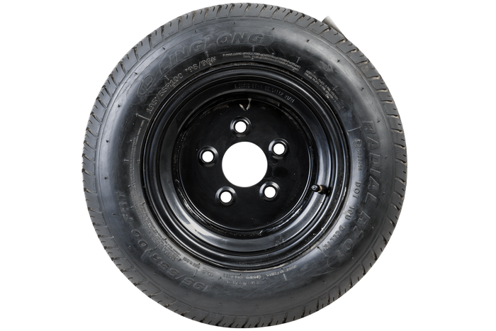 OUTLET Vyztužené kolo pro přívěs LINGLONG TYRE 195/55 R10C 98/96N UNITRAILER RÁFEK černý 6Jx10" 5x112 ET:-4