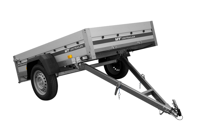 Přívěs s hliníkovými bočnicemi 200x125 Unitrailer Garden 201 KIPP ALU