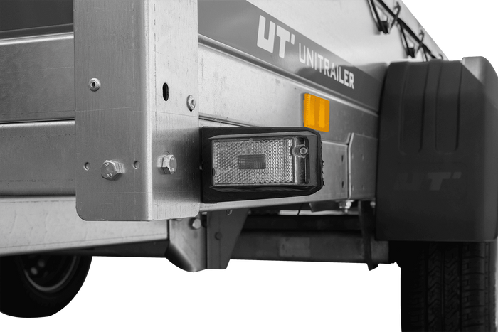 Lehký přívěs 264x125 UNITRAILER GARDEN 264 KIPP s šedou plachtou