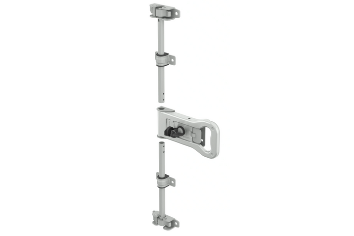 Zámek dveří STEELPRESS ZD-03 pro kontejnerový přívěs s uzamykatelnou závorou 1500 mm