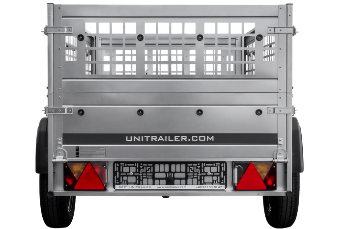 Přívěs Garden Trailer 200 KIPP s síťovanými bočnicemi