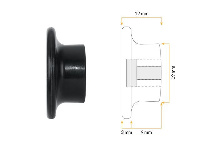 Boční válečky TULPLAST pro upevnění plachet, sítí a plachet, sada 26 kusů