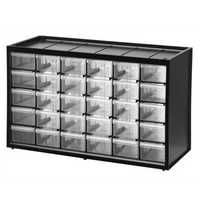 Organizér do dílny s 30 zásuvkami STANLEY OPP skříňka 365x225 mm