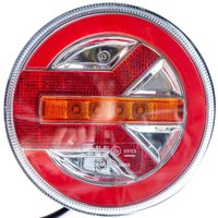  Kulatá LED 12-24V multifunkční pracovní lampa, 3 funkce