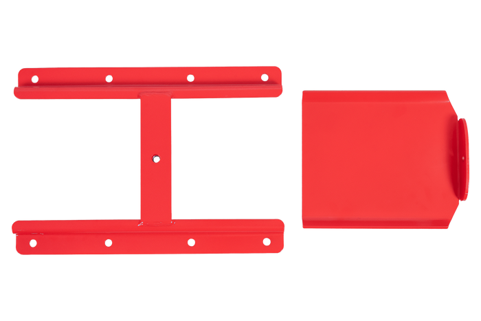 Červený skluz na obilí Skluz UNITRAILER pro zemědělské přívěsy 250x355mm